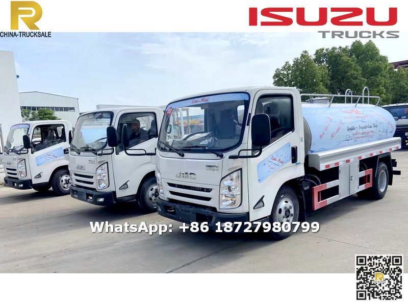 【June,2022】To Haiti - 4 sets 5000L JMC stainless steel drinking water tanker truck 【June,2022】To Haiti - 4 sets 5000L JMC stainless steel drinking water tanker truck