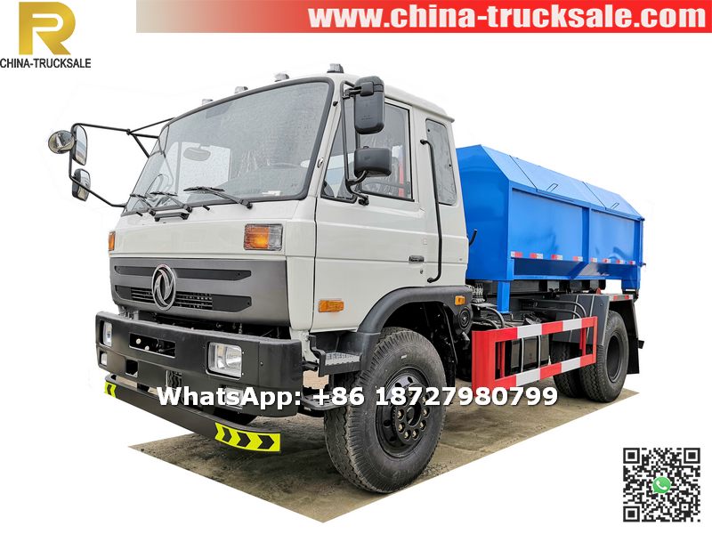 【May,2022】To Mongolia -4 sets DONGFENG 10CBM hook arm garbage truck 【May,2022】To Mongolia -4 sets DONGFENG 10CBM hook arm garbage truck
