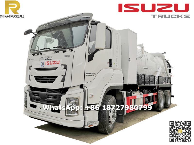 【May,2022】To Myanmar - 4 sets ISUZU GIGA 16000L sewage pump truck and ISUZU 8000L gully emptier 【May,2022】To Myanmar - 4 sets ISUZU GIGA 16000L sewage pump truck and ISUZU 8000L gully emptier
